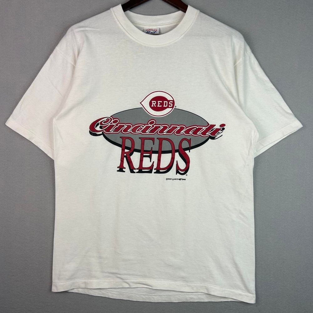 Vintage Cincinnati Reds MLB Baseball White Tee Shirt 1996 M
